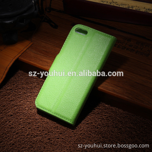 Hot Selling Ultra Thin PU Leather Case Wallet Flip Cover for iPhone 5 5s